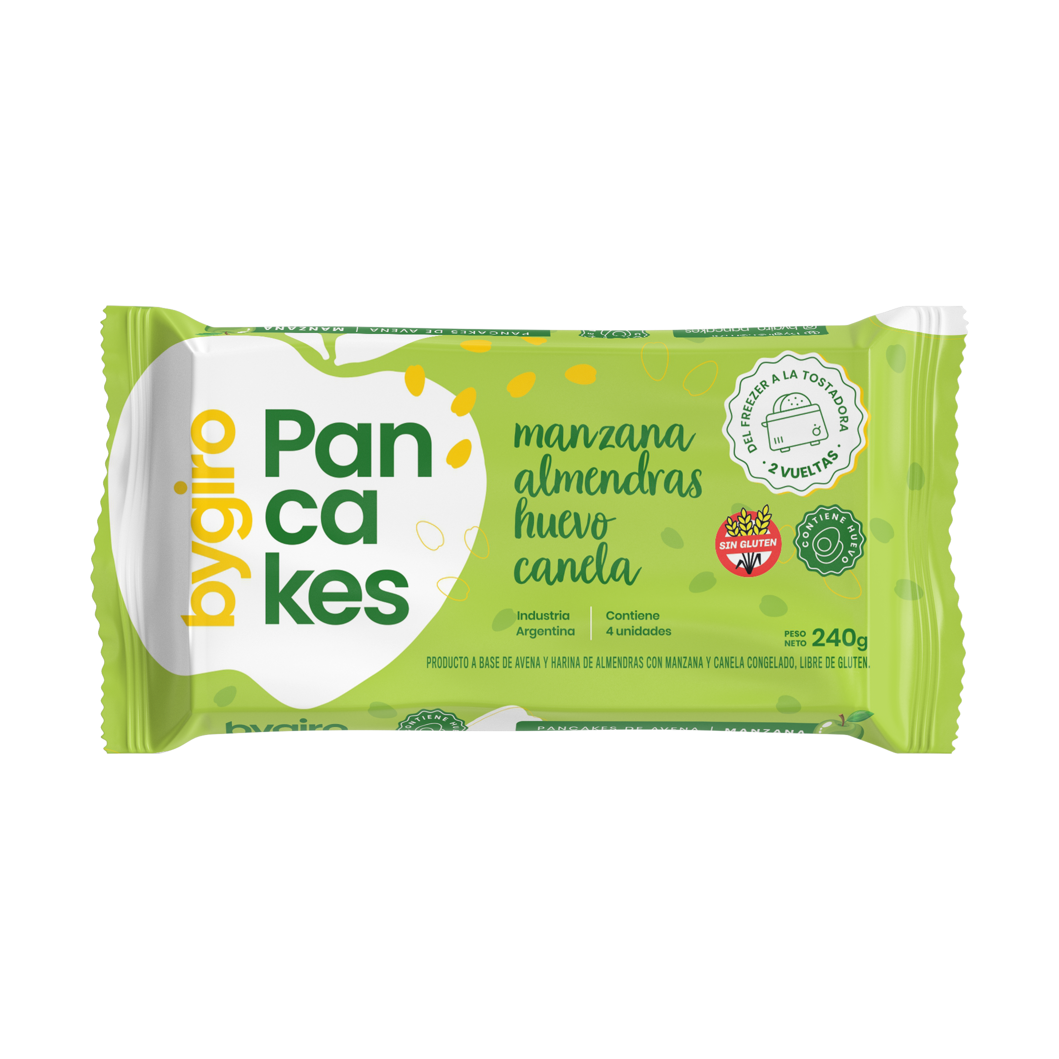 Pancakes de Manzana & Canela - Harina de almendras